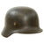 Original German WWII Battle Damaged M35 Single Decal Luftwaffe Helmet with 1940 Dated 56cm Liner - Stamped SE64 Original Items