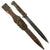 Original German WWII 1939 dated 98k Bayonet by Mundlos AG with Scabbard and Frog - Matching Serial 149 b Original Items