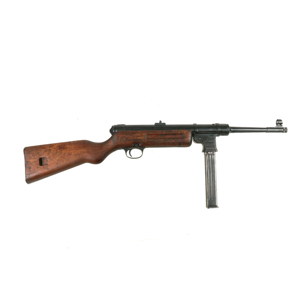 Original German WWII MP-41 Display Submachine Gun Serial 14576 with Magazine - Schmeisser MP41 Original Items