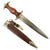 Original German Early WWII SA Dagger by Eduard Wüsthof of Solingen with Scabbard and Hanger Original Items