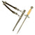 Original WWII German 2nd Model Luftwaffe Dagger with Scabbard & Hanger by F. W. Assmann & Söhne - Unmarked Blade Original Items