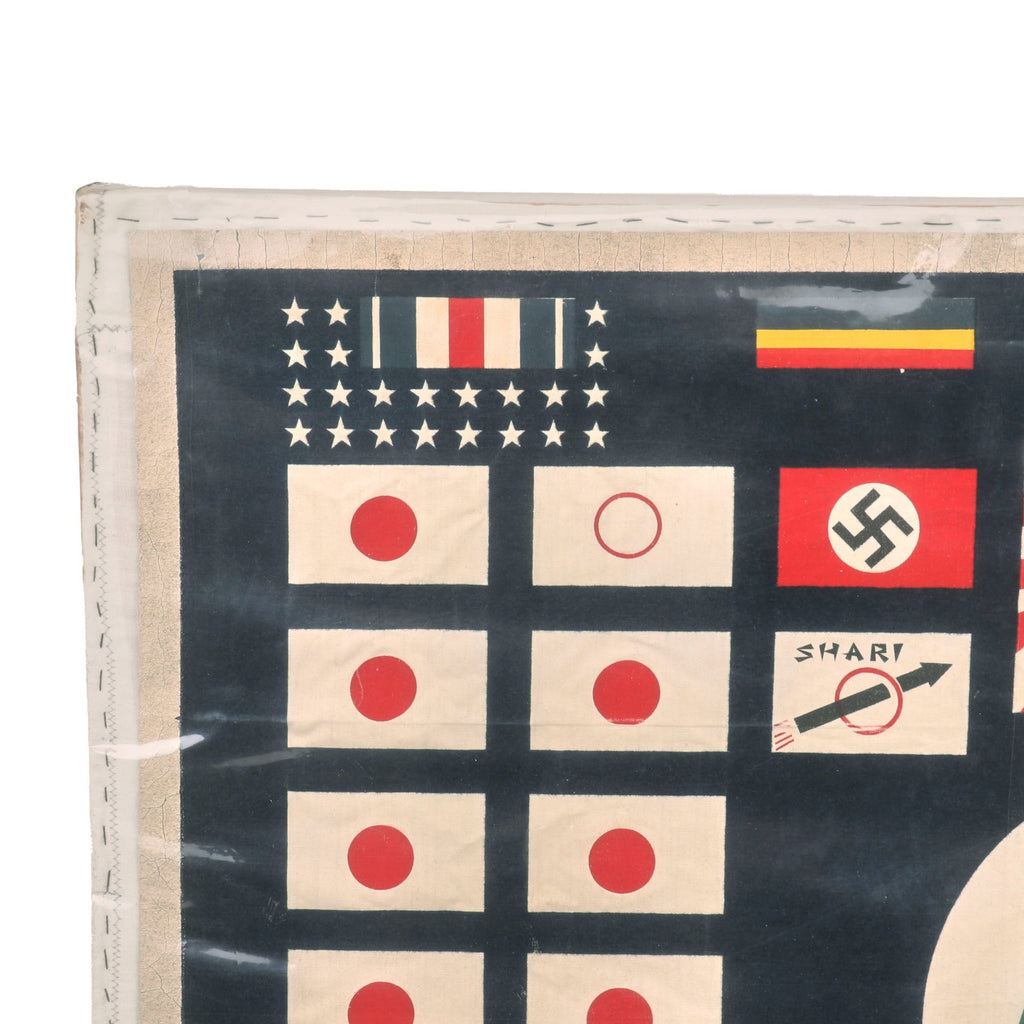 Original U.S. WWII USS Barb Hand-Painted Submarine Battle Flag with Tw ...