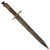 Original U.S. Banana Wars Model 1892 Krag Rifle Bayonet and 2nd Pattern Scabbard - Dated 1903 Original Items