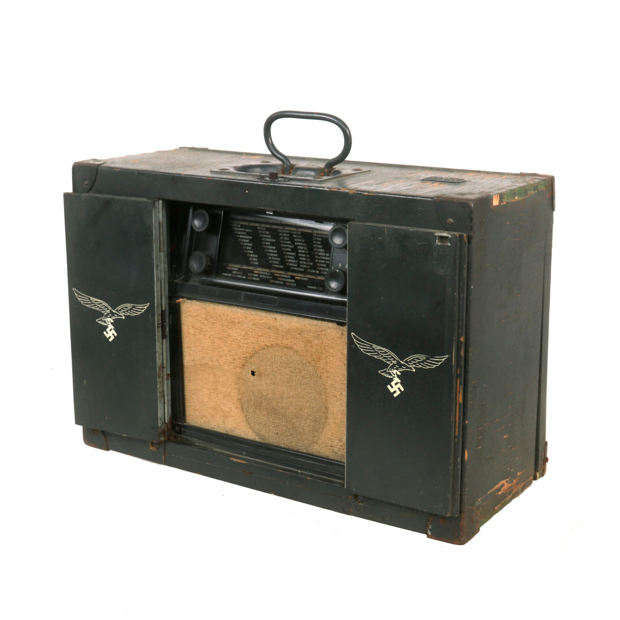 Original German WWII Luftwaffe Portable Model K32 GWB Barracks