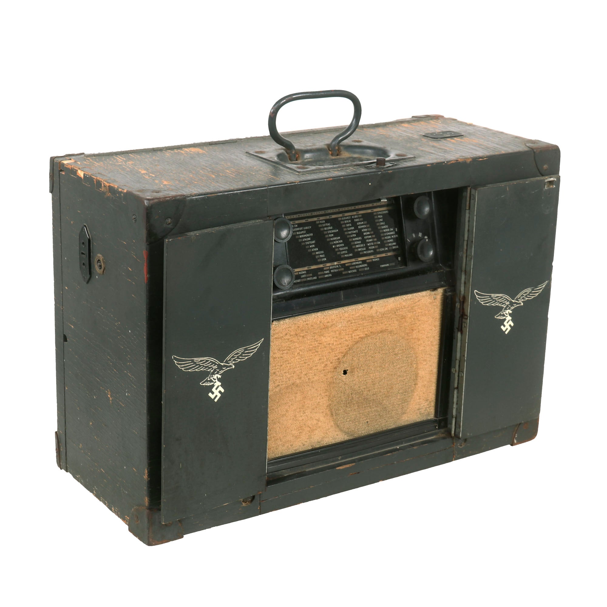 Original German WWII Luftwaffe Portable Model K32 GWB Barracks