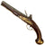 Original British 18th Century Flintlock Pistol by R. Wilson with Engraved Brass Mountings and Three Screw Lock - Circa 1745 Original Items