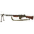 Original U.S. WWII Korean War BAR Browning M1918A2 Display Gun with Philadelphia Ordnance Steel Receiver & Sling - ROT II Barrel Dated 12-52 Original Items