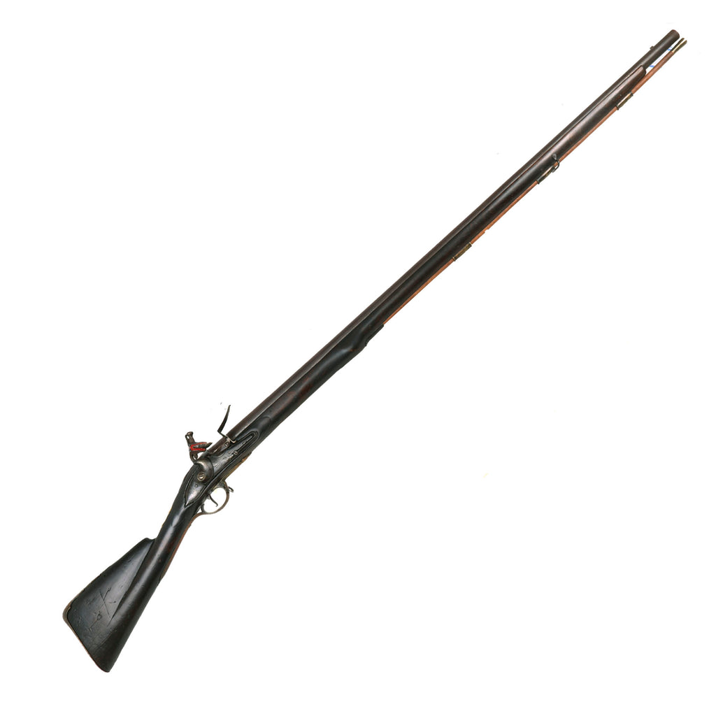 Original 18th Century British 1st Model Long Land Pattern Brown Bess Flintlock Musket with 1740 Dated Tower Marked Lock Original Items