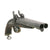 Original Victorian 14 Bore Double Barrel Howdah Percussion Pistol with Spiral Forged Barrels - circa 1850 Original Items