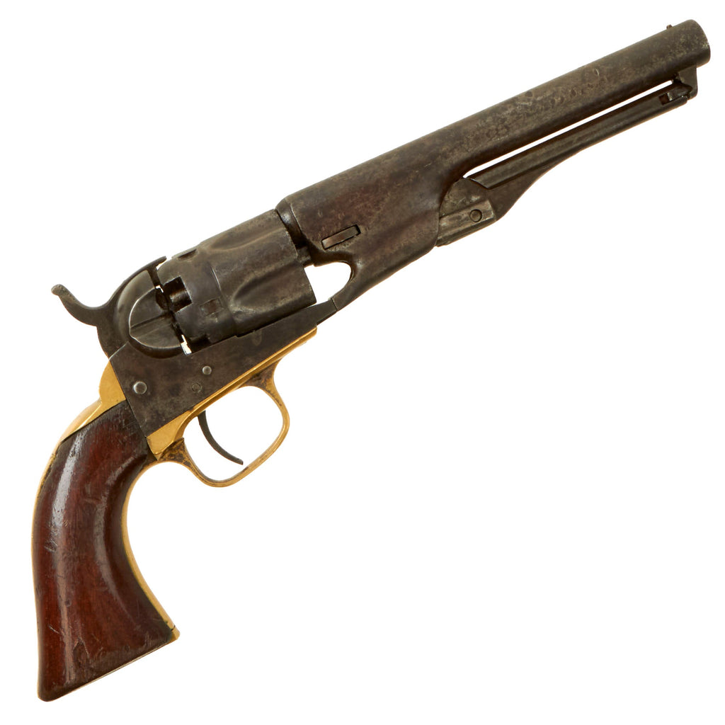 Original U.S. Civil War Colt M-1862 Police Pocket .36cal Percussion Revolver with 5 ½" Barrel made in 1863 - Serial 22219 Original Items