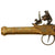 Original European Continental Brass Framed Flintlock Boxlock Vest Pistol with Safety - circa 1800 Original Items