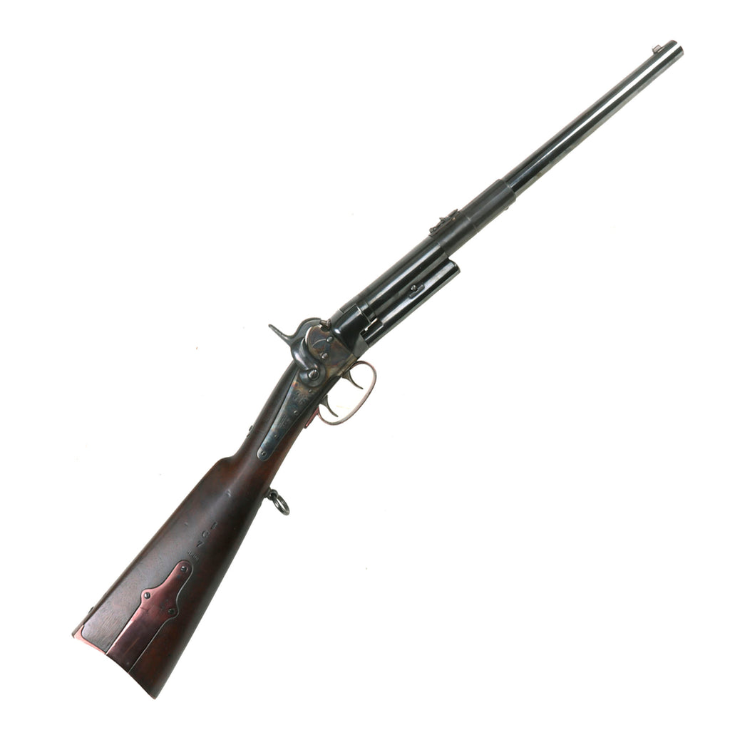 Original Rare U.S. Made British Contract Greene Patent Breech Loading Carbine with Maynard Tape Primer System Serial 824 - Professionally Refinished Original Items