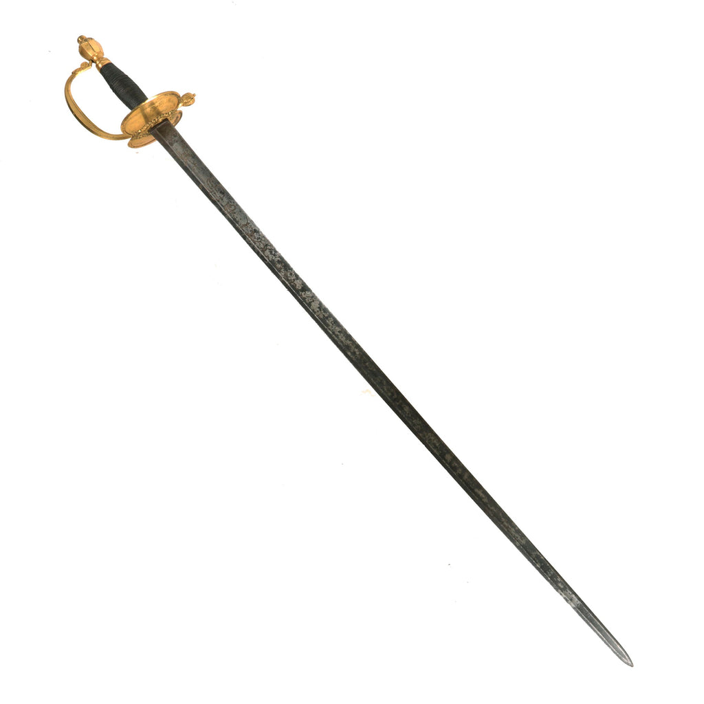 Original British War of 1812 Era Officer’s Pattern 1796 Spadroon with German Engraved Blade by Johann Justus Runkel of Solingen Original Items