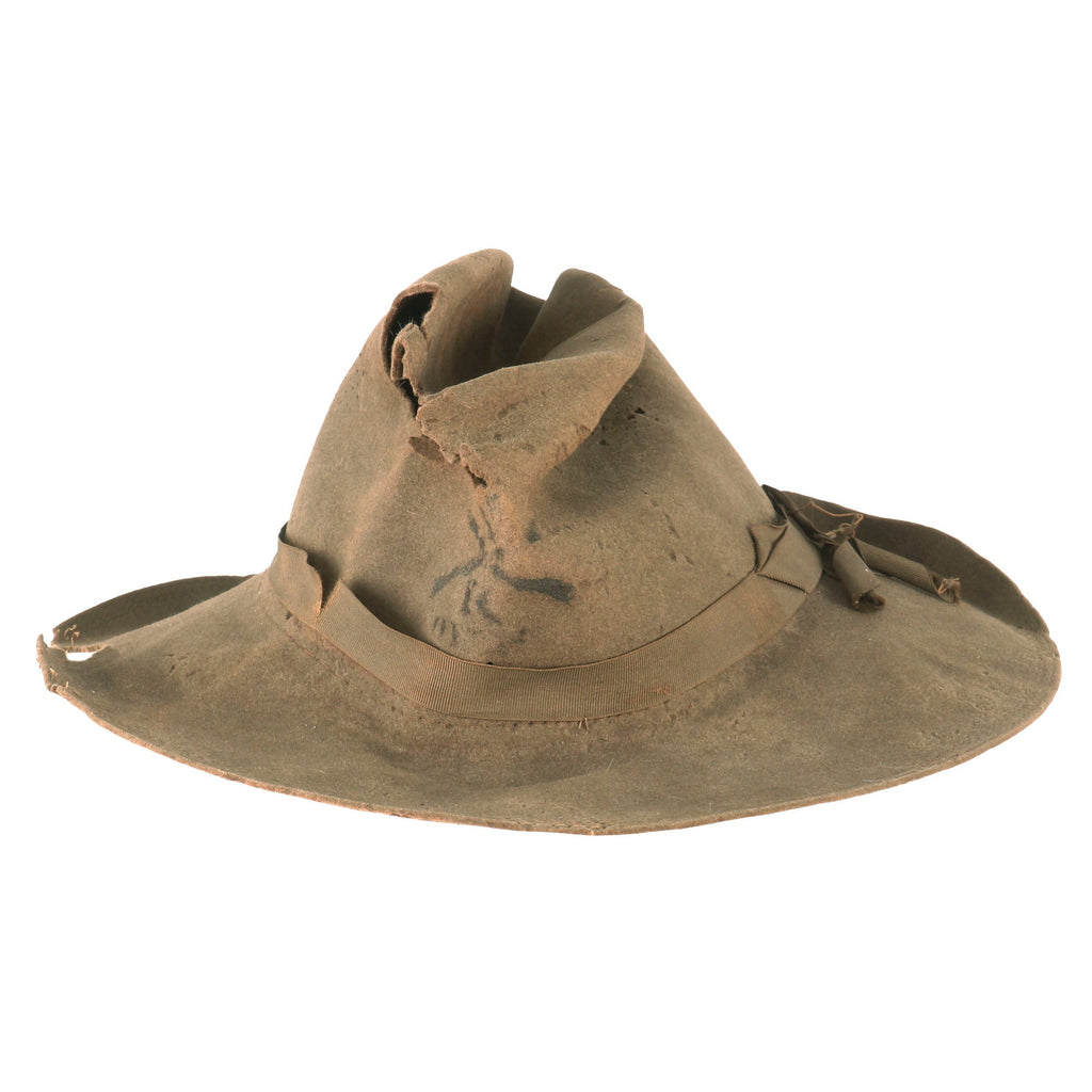 Original U.S. Spanish-American War Ohio Infantry Marked Model 1883/89 Campaign Hat Original Items