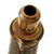 Original British U.S. Civil War Era 1850s Large Dixon Sheffield Brass Powder Flask - Broken Spring Original Items