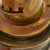 Original British U.S. Civil War Era 1850s Large Dixon Sheffield Brass Powder Flask - Broken Spring Original Items