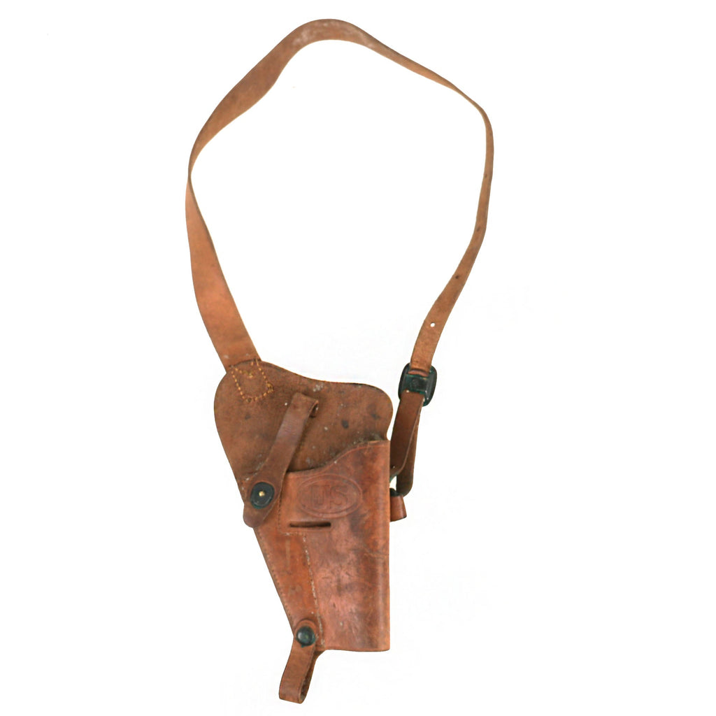 Original U.S. WWII M3 Colt 1911 .45 Tanker Shoulder Holster by Enger-Kress Original Items