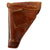 Original German WWII 1934 Mauser Brown Softshell Leather Holster Original Items
