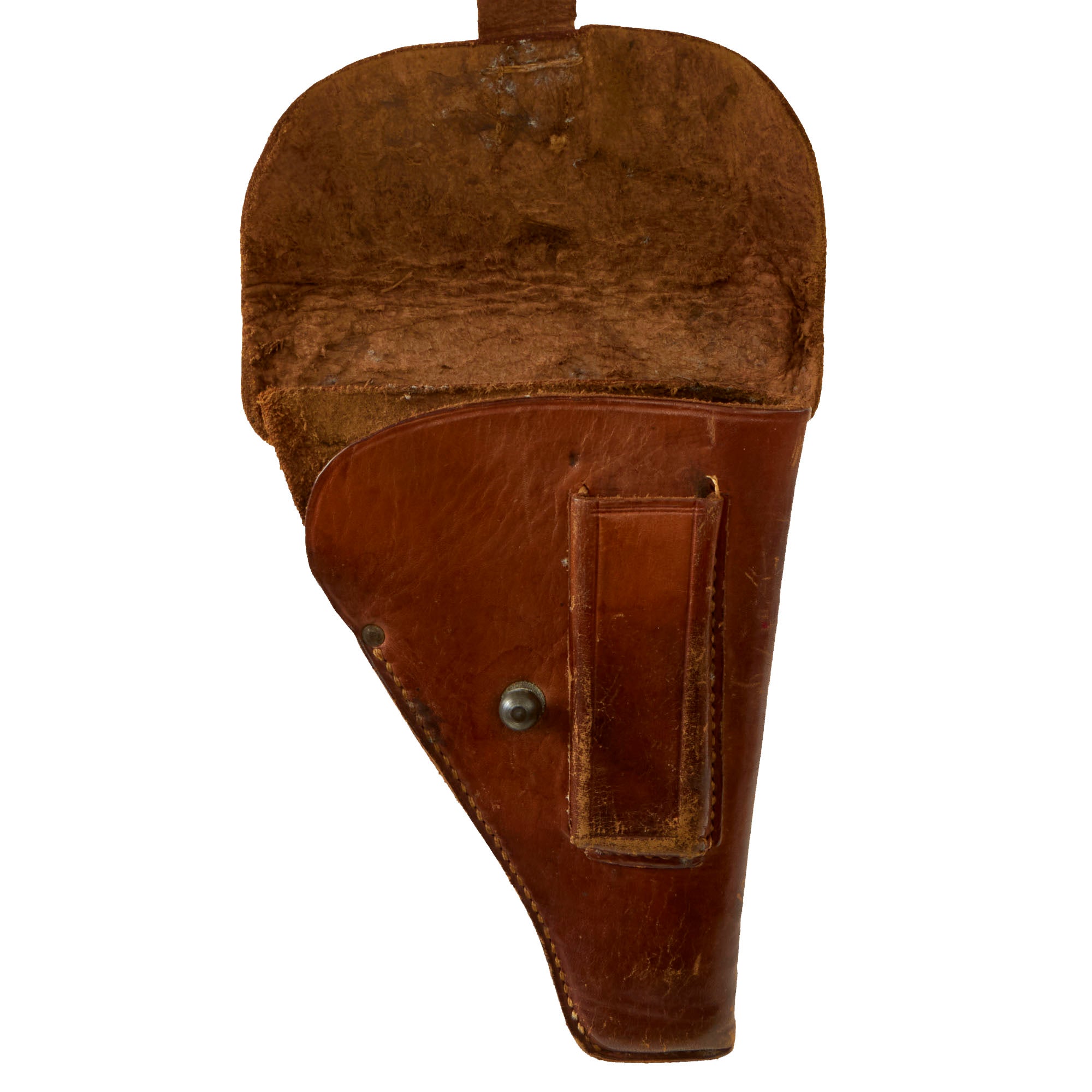 Brown Art 第二次世界大戦 パンツァー指揮官 Original German WWII 1934 Mauser Brown Softshell Leather Holster