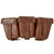 Original Imperial German WWI Pair of Mauser Triple Ammunition Pouches - 1915 Dated Original Items