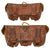 Original Imperial German WWI Pair of Mauser Triple Ammunition Pouches - 1915 Dated Original Items