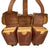 Original Imperial German WWI Pair of Mauser Triple Ammunition Pouches - 1915 Dated Original Items