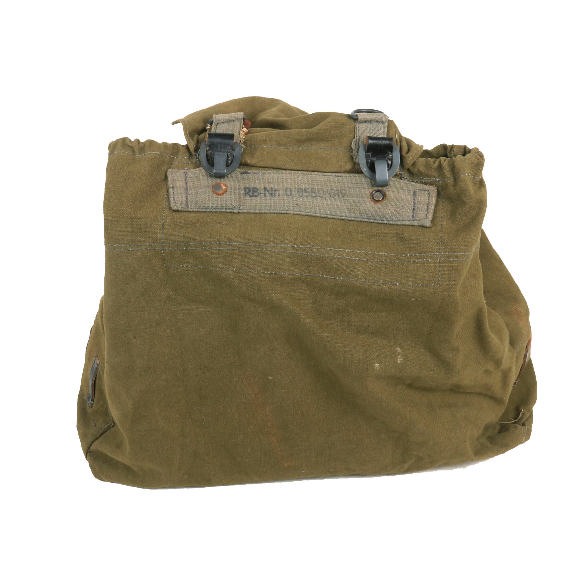 M41 Rucksack Original German WWII Tornister 34 Cowhide Backpack with Shoulder Straps ...