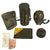 Original German WWII M38 Gas Mask With FE 41 Filter and Canister with Scarce Gas Cape Bag Original Items