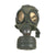 Original German WWII M38 Gas Mask With FE 41 Filter and Canister with Scarce Gas Cape Bag Original Items