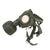 Original German WWII M38 Gas Mask With FE 41 Filter and Canister with Scarce Gas Cape Bag Original Items