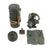 Original German WWII M38 Gas Mask With FE 41 Filter and Canister with Gas Cape Bag - Dated 1942 & 1944 Original Items