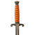 Original German WWII Unmarked Army Heer Officer Dagger with Scabbard - Sanitized Cross Guard Original Items