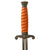 Original German WWII Unmarked Army Heer Officer Dagger with Scabbard - Sanitized Cross Guard Original Items