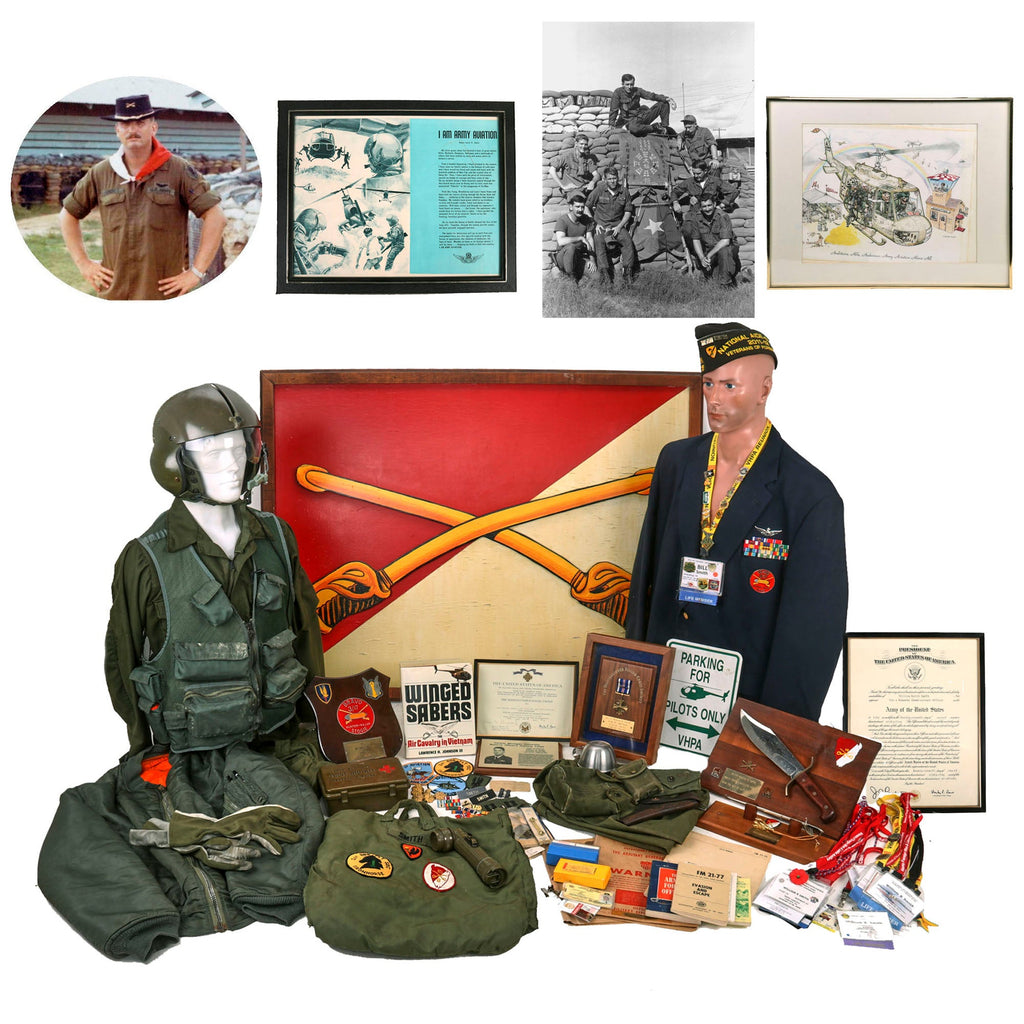 Original U.S. Vietnam War 3/17th Cavalry Hunter-Killer Team - Stogie- OH-6 Loach Scout Helicopter Pilot Extensive Grouping to D.F.C. Recipient Original Items