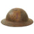 Original U.S. WWI M1917 1st Division Doughboy Helmet Shell With Painted Insignia - The Big Red One Original Items