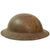 Original U.S. WWI M1917 1st Division Doughboy Helmet Shell With Painted Insignia - The Big Red One Original Items