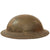Original U.S. WWI M1917 1st Division Doughboy Helmet Shell With Painted Insignia - The Big Red One Original Items