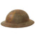 Original U.S. WWI M1917 1st Division Doughboy Helmet Shell With Painted Insignia - The Big Red One Original Items