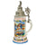 Original Imperial German WWI Era 18th Royal Bavarian Infantry Regiment Reservist Beer Stein with Hinged Lid - dated 1905-07 Original Items