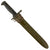 Original U.S. WWII M1905E1 M1 Garand 10 inch Cut Down Bayonet by Springfield dated 1918 with M7 Scabbard Original Items
