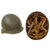 Original U.S. WWII M1 Helmet Converted to 506th Parachute Infantry Regiment Airborne Paratrooper M-1D D-Bale Helmet Original Items