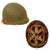 Original U.S. WWII M1 Helmet Converted to 2nd Ranger Battalion M1 Helmet with Firestone Liner Original Items