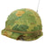Original U.S. Vietnam War M1 Helmet with PRT-4 / PRR-9 Squad Radio Set & Camouflage Cover Original Items