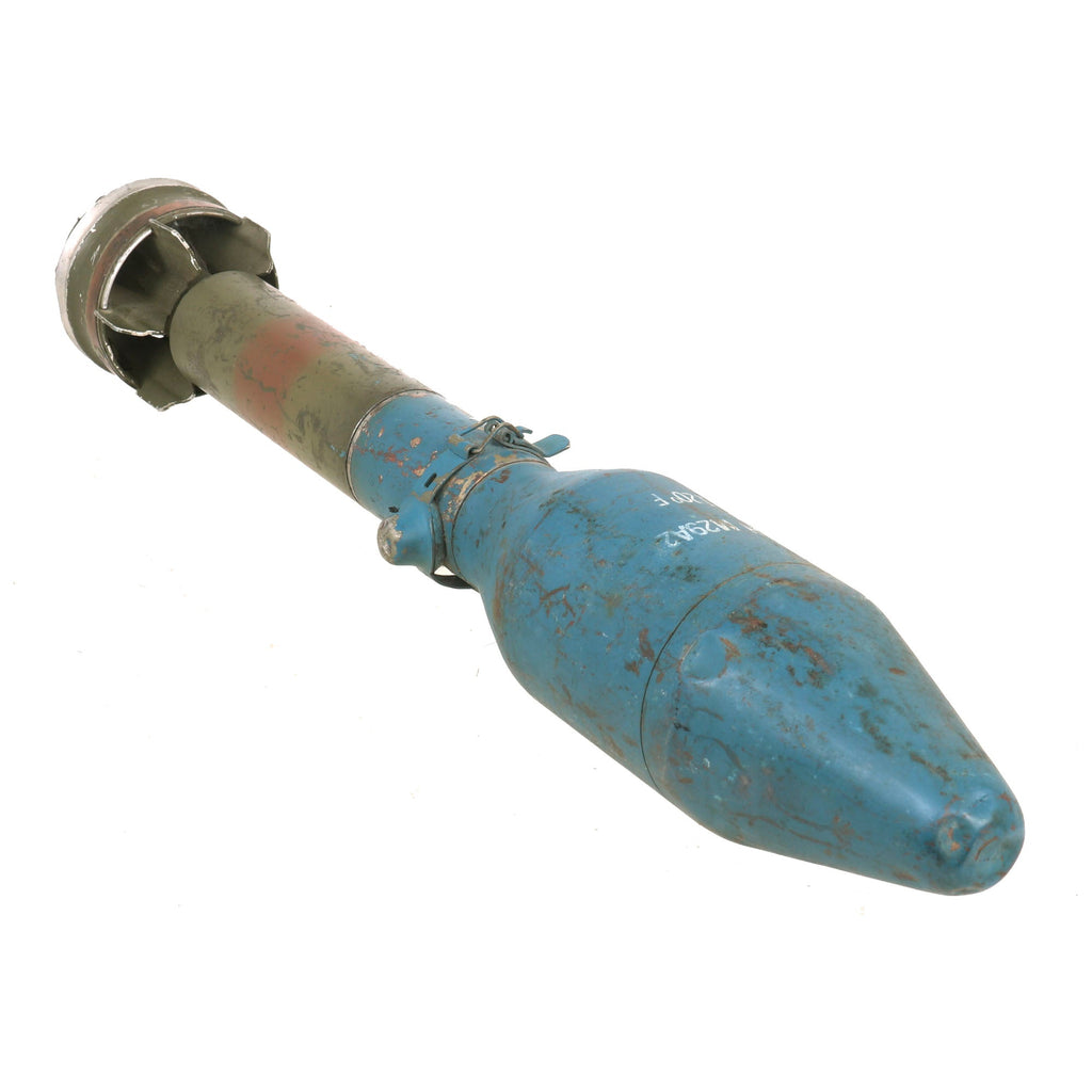 Original U.S. Vietnam War M20 A1 B1 3.5 Inch Super Bazooka M29A2 Inert Practice Rocket - Dated 1973 Original Items
