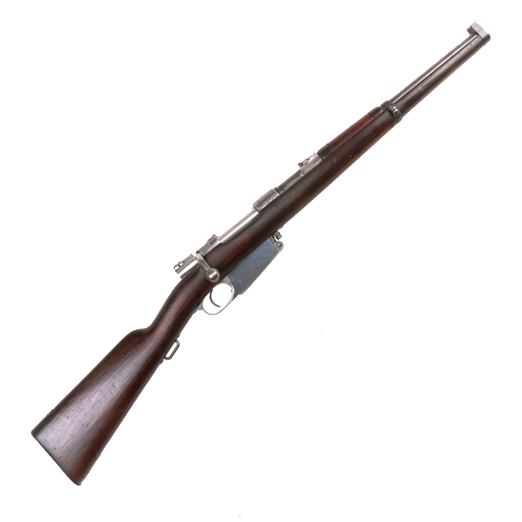 Original German Made M1891 Argentine Mauser Carbine by Ludwig Loewe with Matching Serial A 7770 & Intact Crest - Made in 1895 Original Items