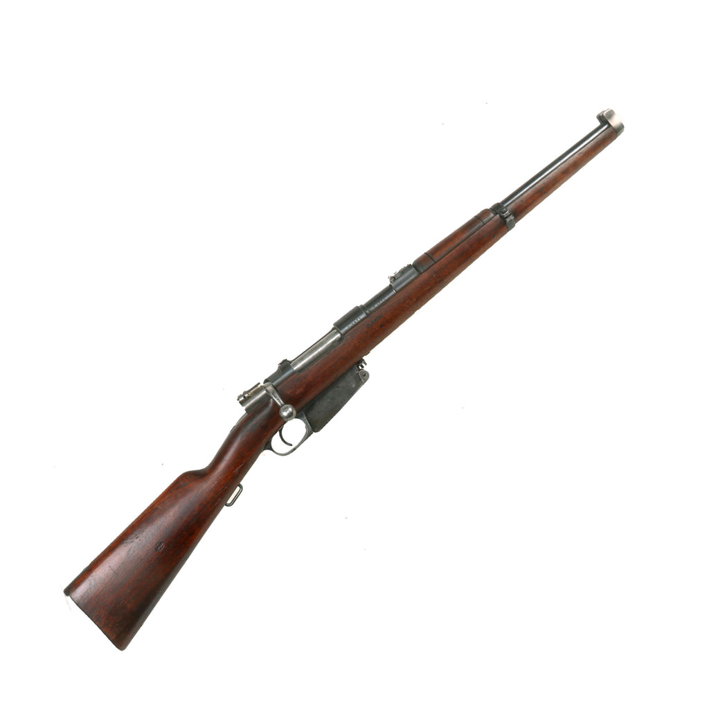 Original German Made M1891 Argentine Mauser Carbine by Ludwig Loewe with Matching Serial B 1420 & Intact Crest - made in 1893 Original Items