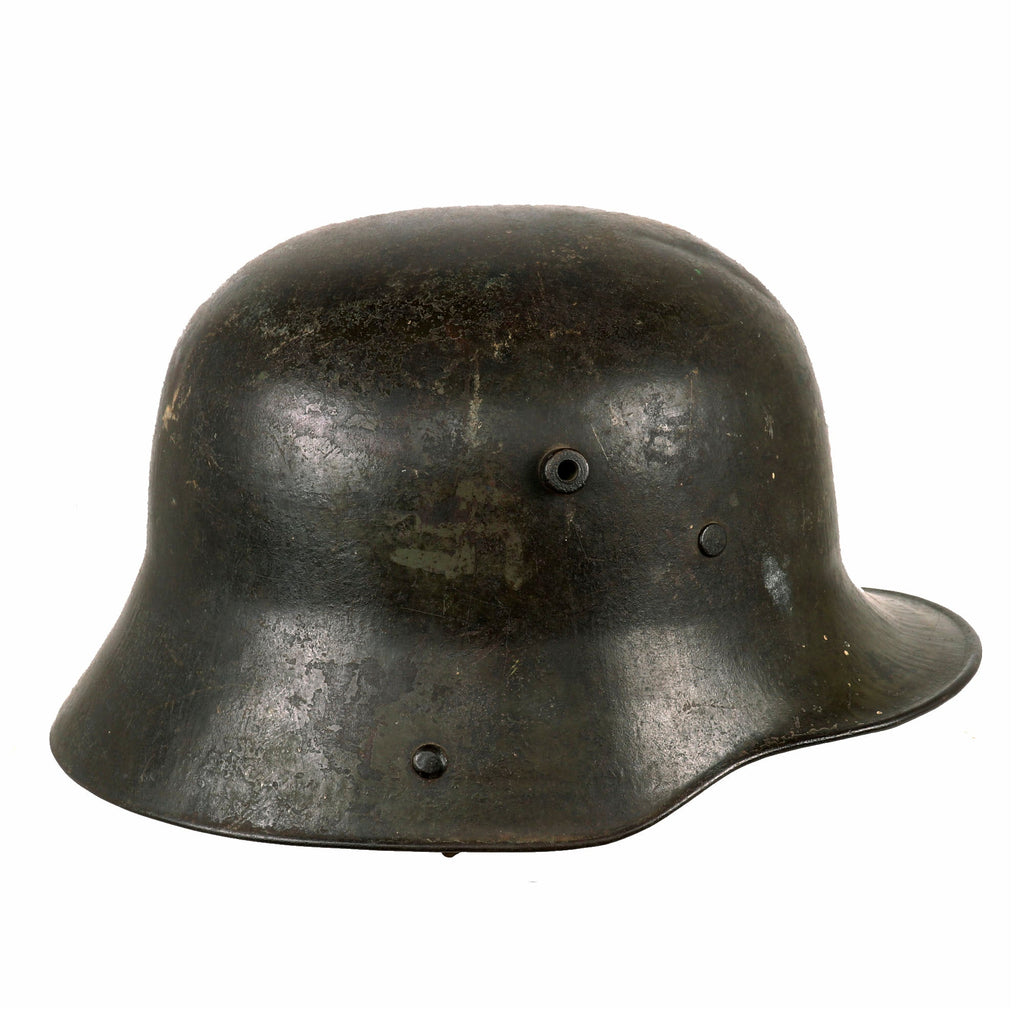 Original Imperial German WWI M16 Stahlhelm Helmet Shell - Rare Maker W66 - Hermann Weissenberger & Co. Original Items