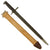 Original U.S. WWI M1905 Springfield 16 inch Rifle Bayonet by Rock Island Arsenal with M1910 Scabbard - Dated 1918 Original Items