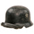 Original German WWII M34 Square Dip Double Decal Aluminum Fire Police Helmet with 56cm Liner and Chinstrap - Feuerwehr Helmet Original Items