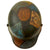 Original Imperial German WWI U.S. Souvenir Camouflage Painted M1916 Stahlhelm with Iron Cross - Marked Si66 Original Items